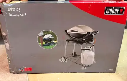 Weber Rolling Cart for Portable Gas Grill - New in Box