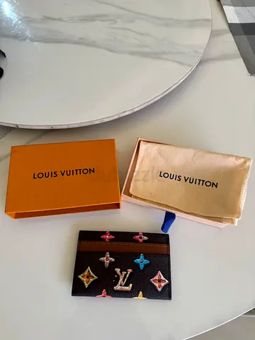 Louis Vuitton Monogram Multicolor Card Holder with Box