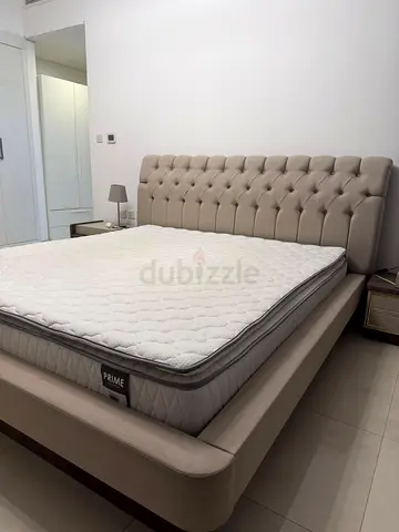 Bed with mattress