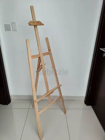 Wooden Artist Easel - Adjustable Studio Easel, Light Pine Finish