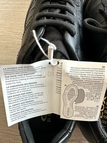 Black casual sneakers with tags - Brand New
