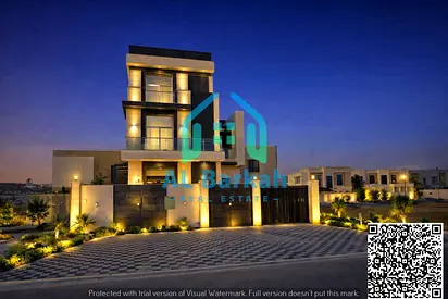 🏡 فيلا للبيع في الياسمين – عجمان 🔥 5 غرف ماستر | 7 حمامات | أرضي + أول + روف | 3,900 قدم² بناء