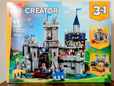 31168 - LEGO Creator 3 in 1 Medieval Horse Knight Castle(1371 pcs)