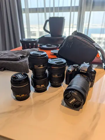 Nikon D3300 DSLR Complete Camera & 5-Lens Bundle