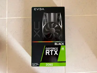 EVGA GeForce RTX 2060 XC (Barely used, still in original packaging)