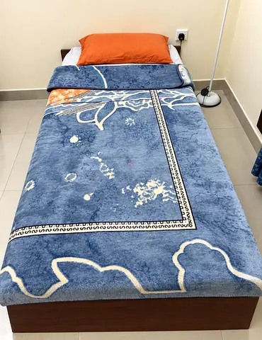 Single Bed and Mattress