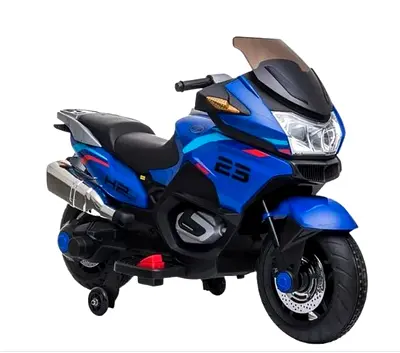 Kids Ride-on H2 Dominator Electric Motorbike 12V - Blue ( 3 - 8 Years) - Brand New