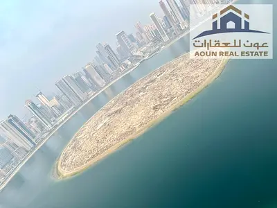افخم واوسع 3 غرف وصالة اطلالة بالكامل علي بحر الممزر مساحة كبير