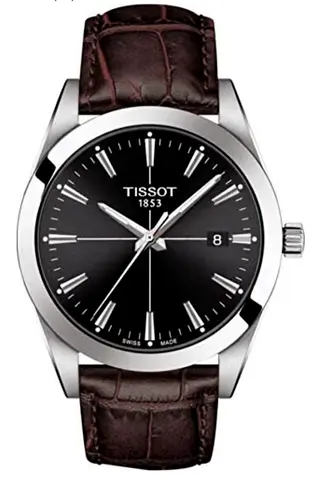 TISSOT Analogue Classic Brown Strap Men's Wrist Watch