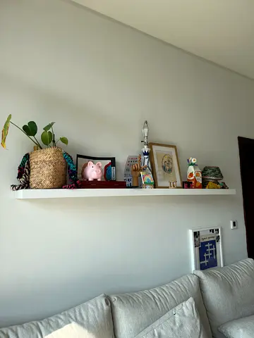 IKEA White Floating Wall Shelf