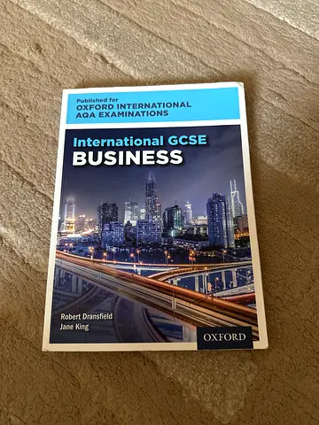 Oxford International GCSE International Business textbook