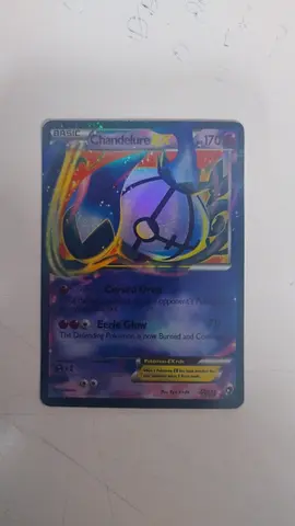 Chandelure EX pokemon card