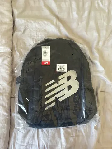 New Balance black backpack - brand new in plastic