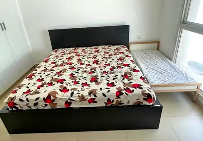 Ikea Queen size bed with mattress and storage drawers