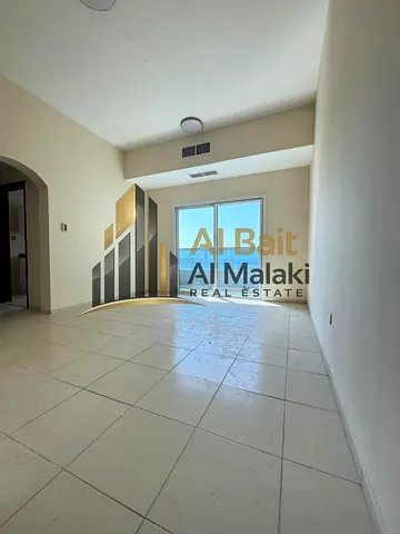 1-Bedroom Apartment with Living Room for Annual Rent in Al Taawun, 2 Bathrooms, Central AC, Swimming Pool Under Maintenance, 4 or 6 Payments, AED 42,000