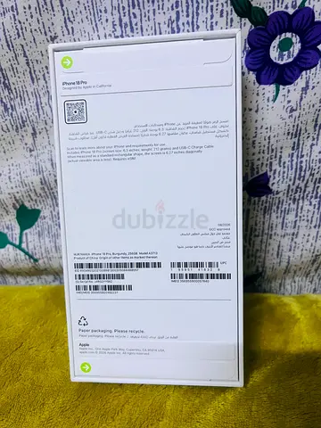 iPhone 18 pro Burgundy 256GB