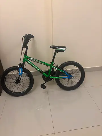 Green kids bike for 6-8 year olds