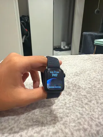 Apple Watch SE (good condition) with black sport loop strap