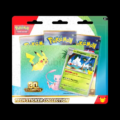 Pokémon TCG: 30th Celebration Tech Sticker Collection Random Art