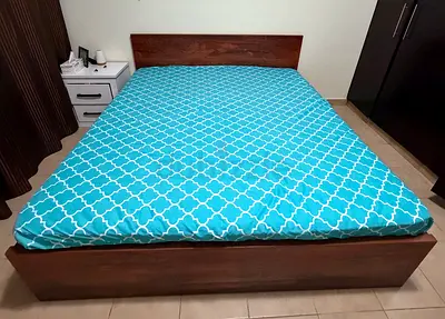 King size bed & Mattress ( Just 3 yrs old)