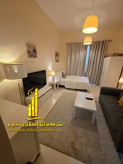 Luxury furnished studio in Ajman | Real photos | New & clean furniture | Bills & internet included |