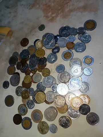 Mixed World Coin Collection - Assorted Circulation Coins, 100 aed/ 500g