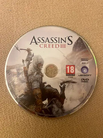 Assassins Creed 3 PC DvD-ROM Disc