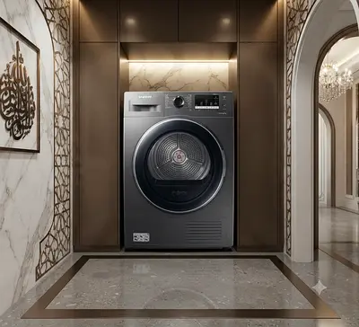 Samsung 9kg Heat Pump Tumble Dryer – Grey Finish with Digital Inverter Motor
