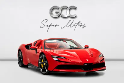GCC SPECS WARRANTY + SERVICE CONTRACT - 2023 FERRARI SF90 SPIDER - CARBON FIBRE PACK - SUSPENSION LI