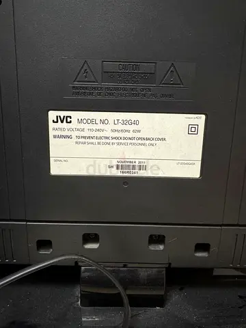 JVC 32-Inch TV with Remote - AED 75