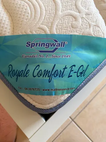 Springwall Royale Comfort E-Gel Mattress - Good Condition