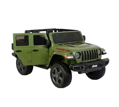 Rubicon Gladiator Kids Ride-On Jeep Car - Green - 12 V (3 - 8 years) - Brand New