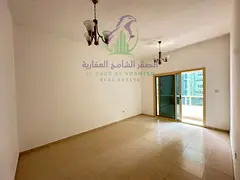 Tow BHK in Al Taawun with open view balcony 2 bathrooms free parking 12 cheques cheque deposit owner
