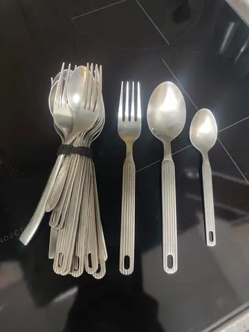 Stainless Steel Cutlery Set - Spoons and Forks (Used)