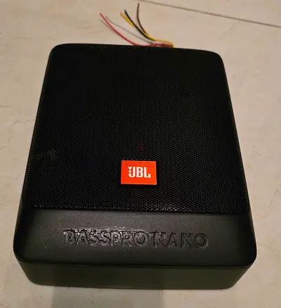 JBL BassPro Nano compact active under-seat subwoofer