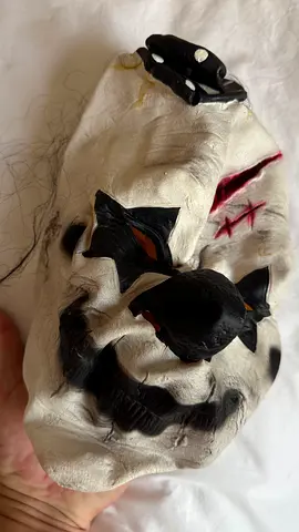 Used Scary Clown Halloween Mask