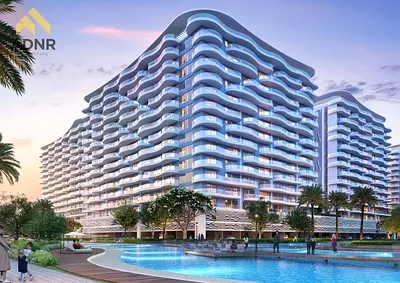 استوديو بإطلالة لاجون | إعفاء DLD 4% | سداد 0.25% شهريًا | Lagoon Views 13