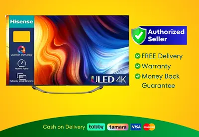 Hisense 65 inch TV  Smart ULED - 4K, New | Warranty | FREE Delivery |