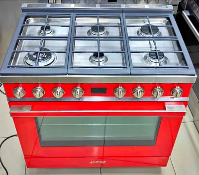 SMEG 2in1 TOP Gass Oven Electric Cooking Range 90x60 CM With Fual Fan Oven