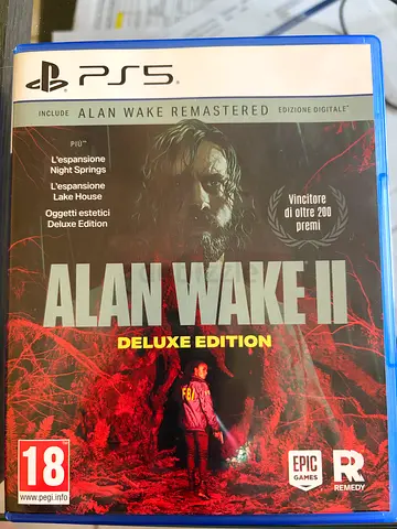 Alan Wake II Deluxe Edition (PS5) - Complete, Like New