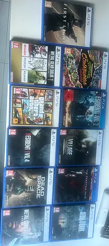 Bundle of PS5 Games -007 first light,  Resident Evil, GTA V, Metal Gear & more