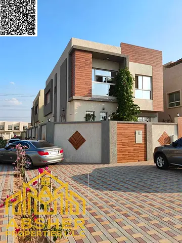 فيلا 5 غرف ماستر للبيع في الياسمين عجمان | موقع كورنر شامل التكييف والماء والكهرباء | 1.8 مليون درهم