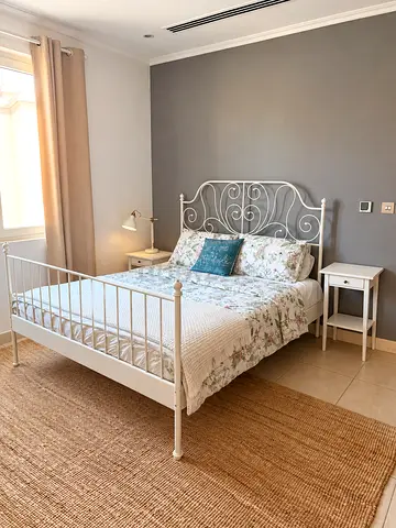 Queen Size Bed Frame + Mattress – Good Condition