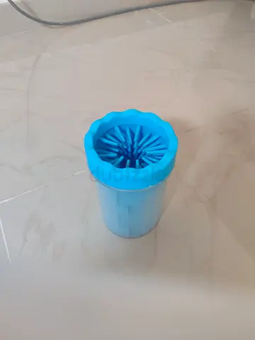 Paw Cup Brush Cleaner - Blue