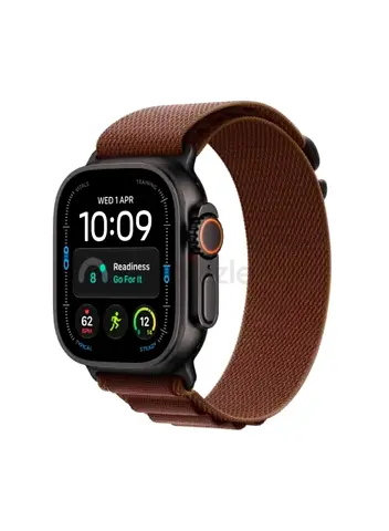 Apple Watch Ultra 4 GPS + Cellular 49mm Titanium Case with Burgundy Alpine Loop