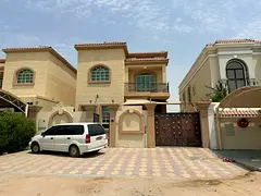 Villa for Rent in Al Mowaihat 3, Ajman | 5 Master Bedrooms | Majlis | 2 Halls | Covered Parking | AE