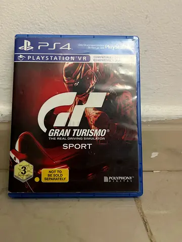 Gran Turismo Sport (PS4) - Disc/Case in a very good condition.used for 5-10 times