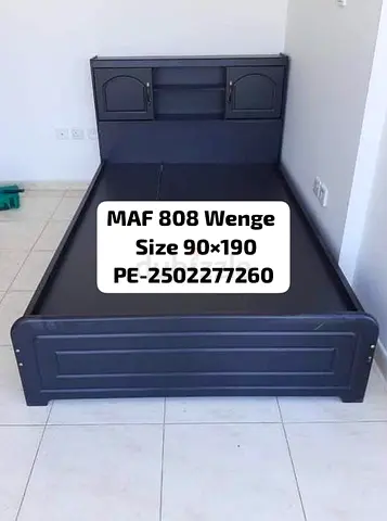 BRAND NEW SINGLE WOOD BED WITH MATTRESS FOR SELL