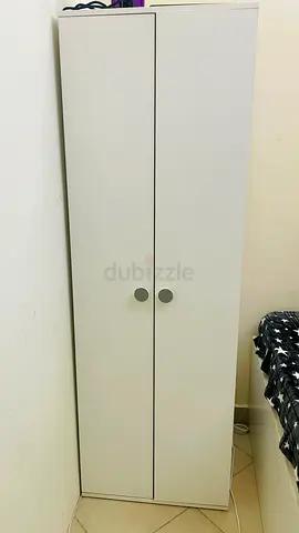 Ikea white two-door wardrobe / storage cabinet - Perfect condition