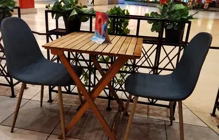 Tables and chairs